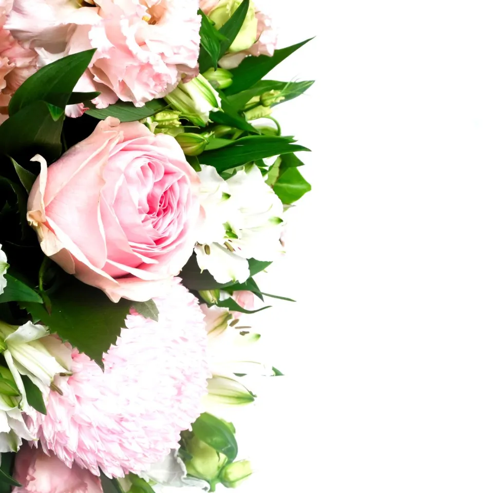 Arreglo floral mixto (ejemplo)