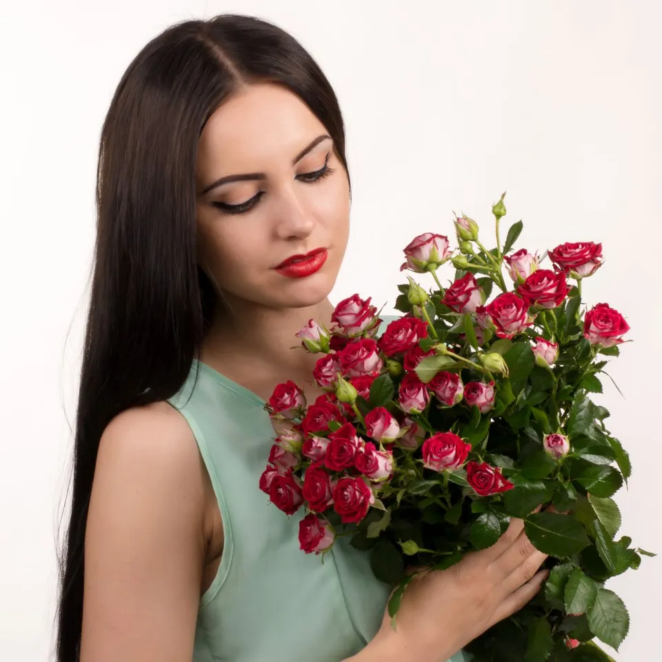 Ramo de rosas rojas (ejemplo)